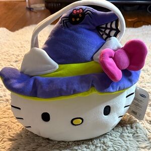 Hello kitty trick-or-treating flush bag new with tags